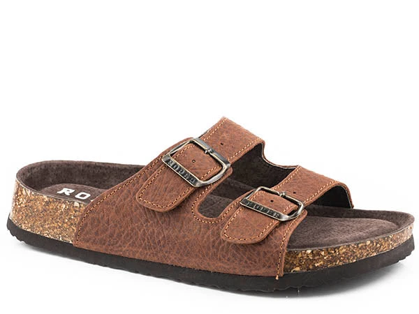 'Roper' Women's Delilah Sandal - Tan Tumbled 2 'Roper' Women's Delilah Sandal - Tan Tumbled