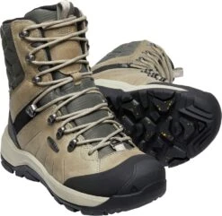 'Keen Outdoor' Women's Revel IV High Polar WP Boot - Vetiver / Peachy Keen -Athletic Shoes Sales 1025455 PPS large 1024x1024@2x