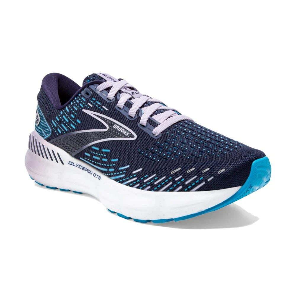 'Brooks' Women's Glycerin GTS 20 - Peacoat / Ocean / Pastel Lilac 7 'Brooks' Women's Glycerin GTS 20 - Peacoat / Ocean / Pastel Lilac - Image 5