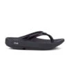 'OOFOS' Women's OOlala Thong - Black Patent -Athletic Shoes Sales 1400BLK 1 1024x1024@2x