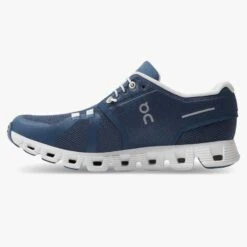 'On Running' Women's Cloud 5 - Denim / White -Athletic Shoes Sales 59.98901 cloud 5 ss22 denim white w g4 1024x1024@2x