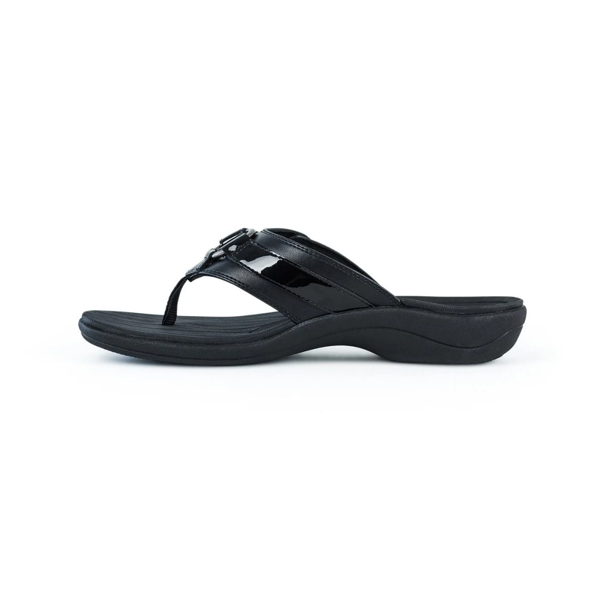 'Powerstep' Women's ArchWear™ Sandal - Black 7 'Powerstep' Women's ArchWear™ Sandal - Black - Image 5