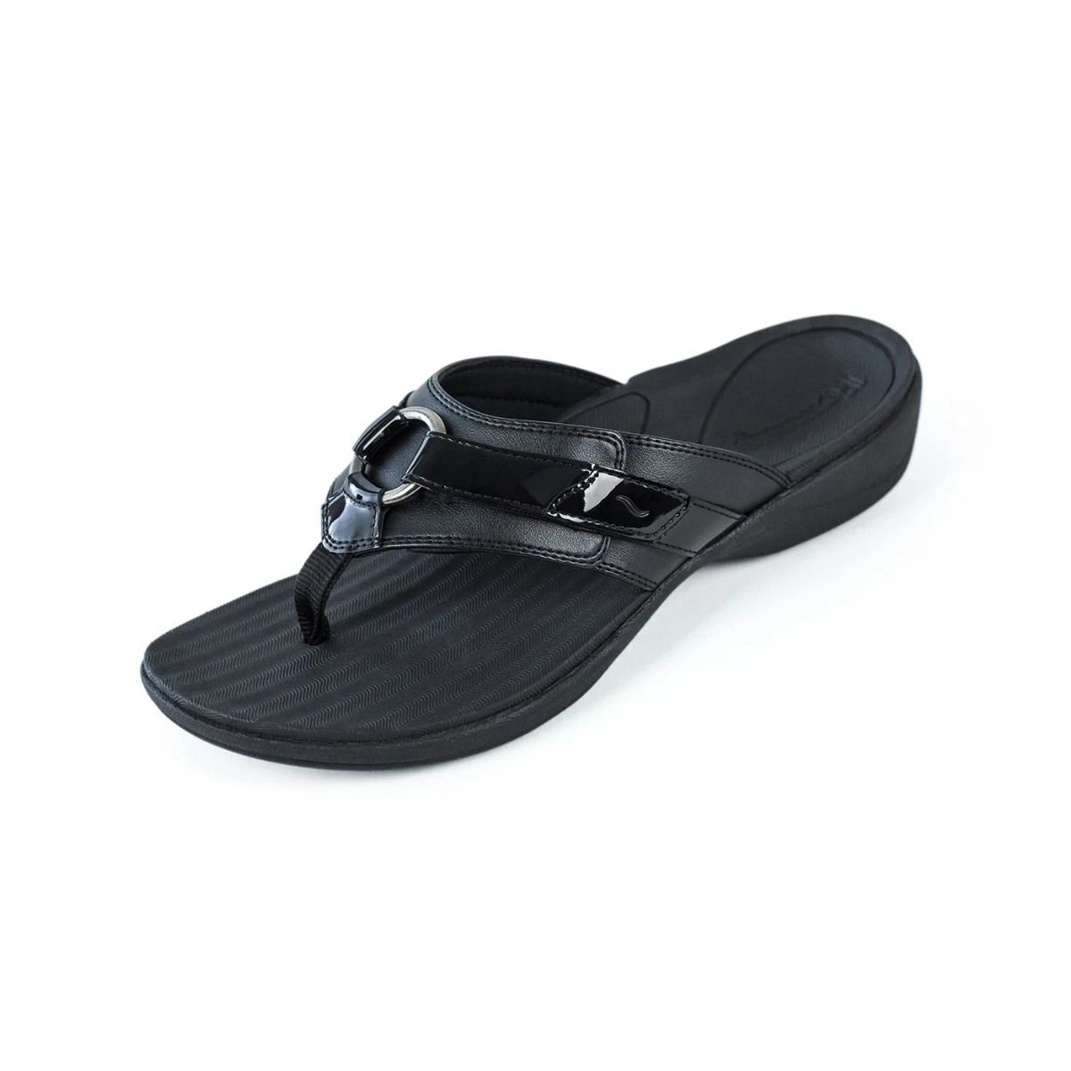 'Powerstep' Women's ArchWear™ Sandal - Black 9 'Powerstep' Women's ArchWear™ Sandal - Black - Image 7