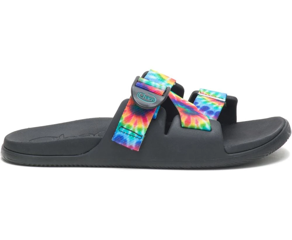 'Chaco' Women's Chillos Slide Sandal - Dark Tie Dye 3 'Chaco' Women's Chillos Slide Sandal - Dark Tie Dye