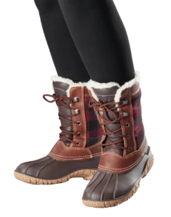 'Baffin' Women's Jasper Insulated WP Boot - Red / Black Plaid -Athletic Shoes Sales JASPER RAF ONFOOT 1024x1024@2x