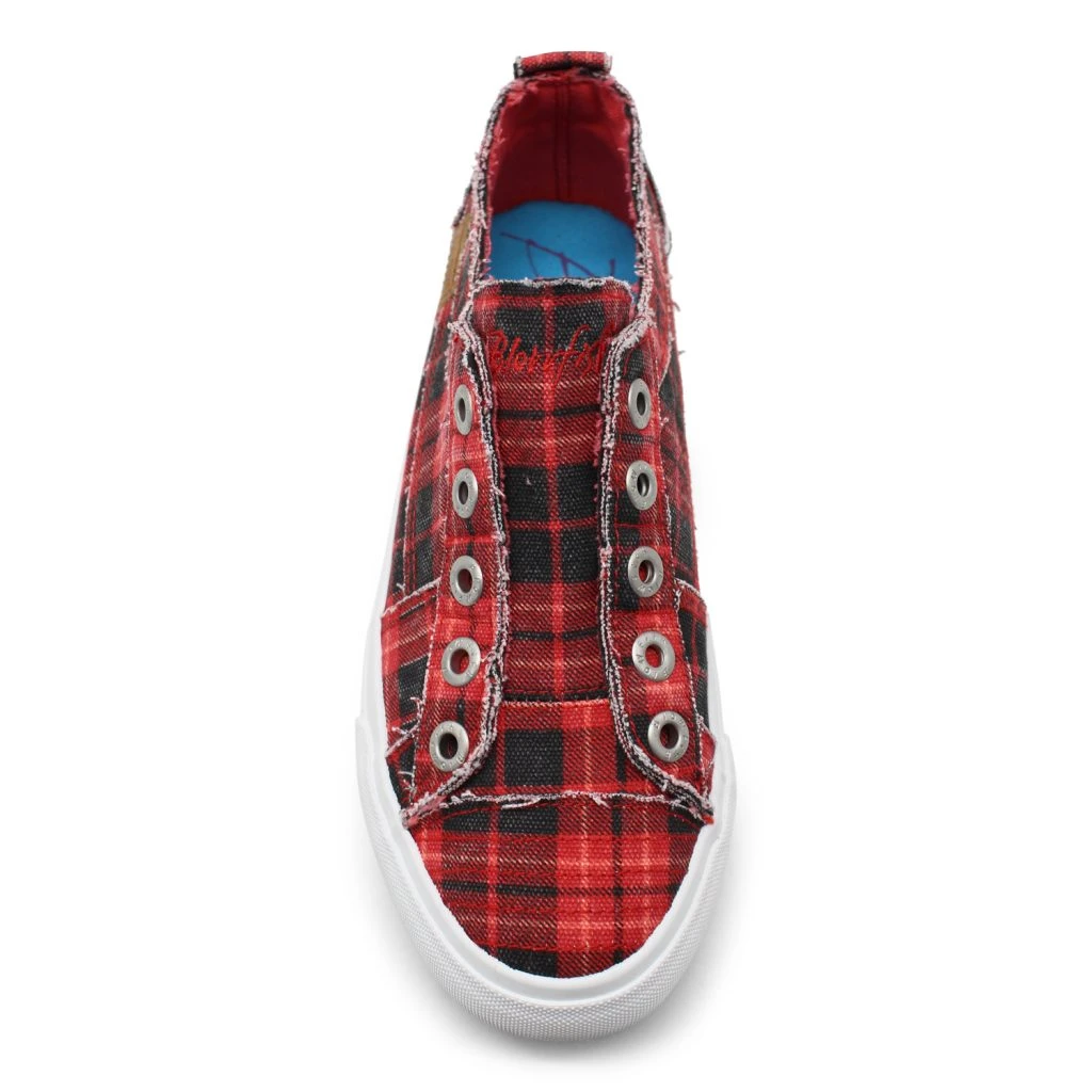 'Blowfish Malibu' Women's Play Slip On - Red Grand Canyon Plaid 5 'Blowfish Malibu' Women's Play Slip On - Red Grand Canyon Plaid - Image 3