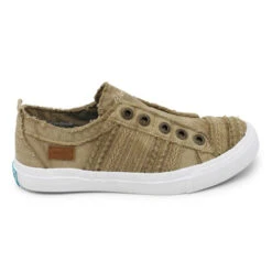 'Blowfish Malibu' Women's Parlane Sneaker - Desert Khaki Color Washed Canvas -Athletic Shoes Sales ZS 0917 PARLANE DKCWC 2 1024x1024 1024x1024@2x